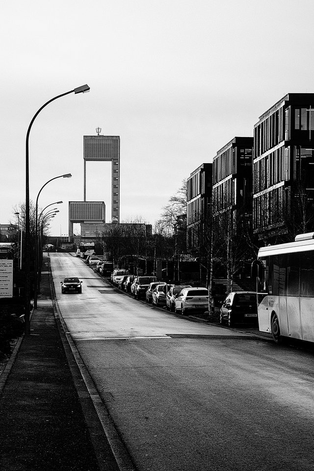 Perspectives dans la zone d’activité du Bann, entre Leudelange-bourg et l’autoroute