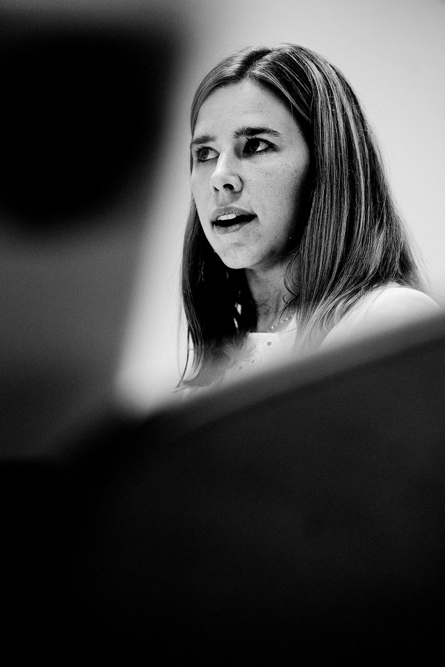 Elisabeth Margue mercredi après-midi au siège des services en charge des Médias, rue Plaetis