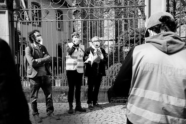 Manifestation de l’ALJP en 2021  pour ancrer l’accès à l’information dans la loi luxembourgeoise