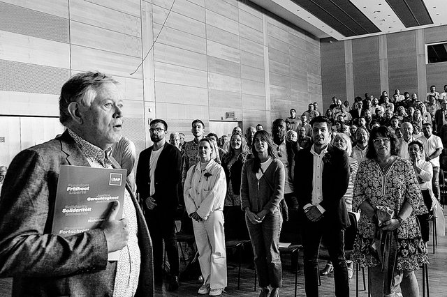 Alex Bodry, en juillet dernier, au congrès national  du LSAP