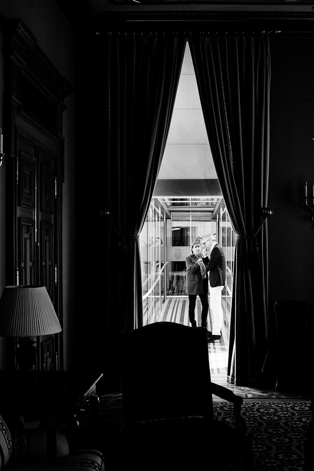 La shériffe et son adjoint : Lydie Polfer et Léon Gloden,  en mars dernier  à la Chambre