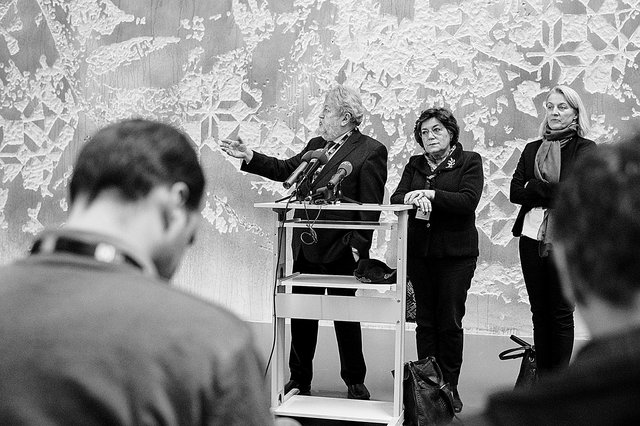 Robert Goebbels im Februar 2018 bei einer Pressekonferenz des Freeport